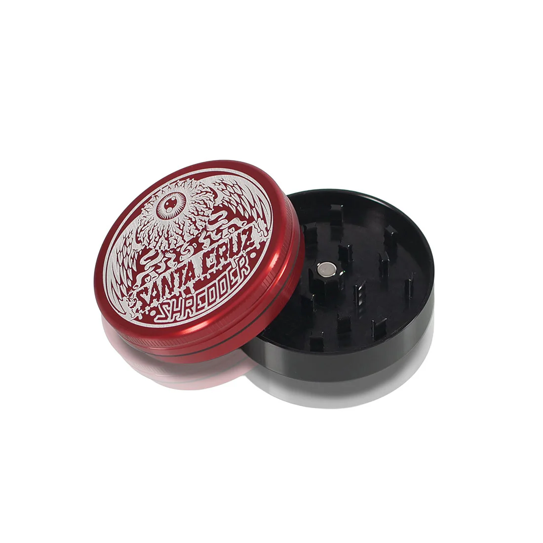 Aluminum 2 Piece Large "Flying Eyeball" Herb Grinder - Image 3